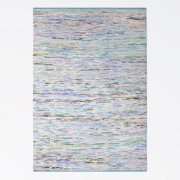 Teppich Saroya 110cm x 60cm, Farbe Blau Mix, rechteck