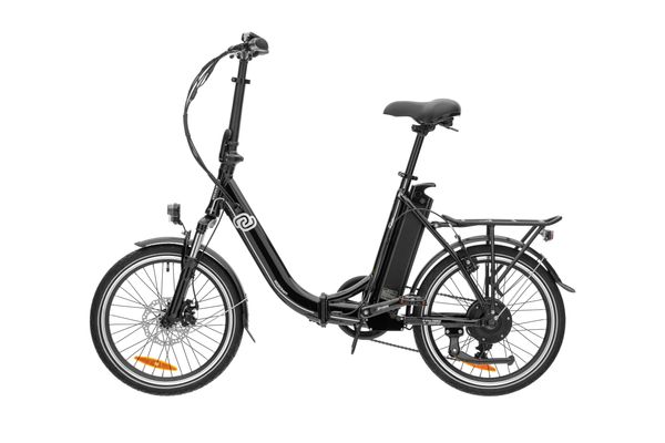 VECOCRAFT E-Pax, Elektro Klappfahrrad, E-Foldy Bike, Farbe: schwarz