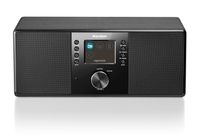 DAB 5000+ Digitalradio (DAB+ / UKW-RDS, AUX-IN, Bluetooth, Wecker mit Dual-Alarm) schwarz