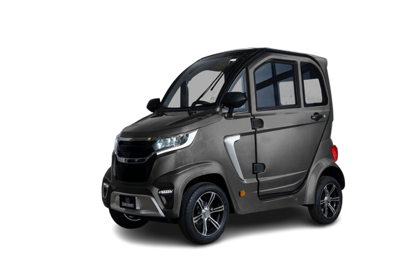 X8 GT AC – 3 kW, Klima, Li-Ion-Akku , 45 km/h silber - Elektrokabinenroller