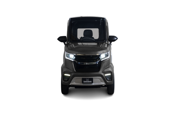 X8 AC– 2 kW, Blei-Gel-Akku, Klima , 45 oder 25 km/h silber - Elektrokabinenroller