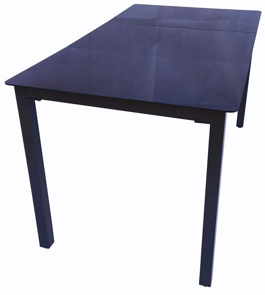 Gartentisch aus Alu 140x80 Schwarz