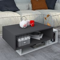 Couchtisch "Runila" Weiß/Anthrazit