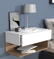 Wandschublade "Usal XL 60" Weiß/Honig-Eiche