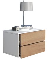 Wandschublade "Usal L 45" Weiß/Honig-Eiche