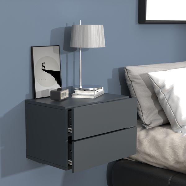 Wandschublade "Usal L 45" Anthrazit