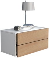 Wandschublade "Usal L 60" Weiß/Honig-Eiche