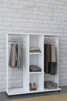 Offener Kleiderschrank "Ralosa" Weiß