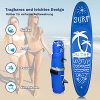 305 x 76 x 16 cm Aufblasbares SUP Board, mit Paddel