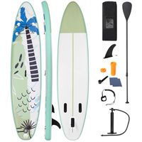 335 x 76 x 15cm Aufblasbares Stand Up Paddling Board, mit Paddel