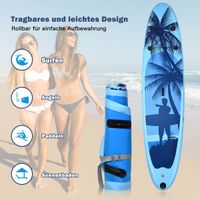 Aufblasbares SUP Board mit Paddel, 305x76x16cm