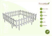 Floranica Vorgarten Gartenzaun aus Holz Vampir 1 STK 104cm Höhe 30cm