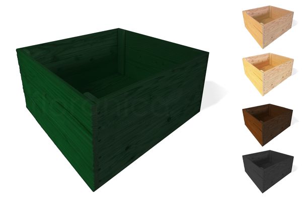 Floranica Blumentopf aus Holz Kasten 50cm x 535cm x 285cm Grün