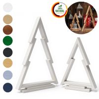 2er-Set Weiß Weihnachtsdeko - für Innen und Außen Deko Weihnachtsbaum