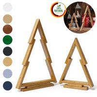 2er-Set Natur Weihnachtsdeko - für Innen und Außen Deko Weihnachtsbaum