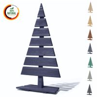 Weihnachtsdekoration 90cm Hoch Holz-Weihnachtsbaum Dekobaum Tannenbaum Anthrazit