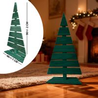 Weihnachtsdekoration 90cm Hoch Holz-Weihnachtsbaum Dekobaum Tannenbaum Grün