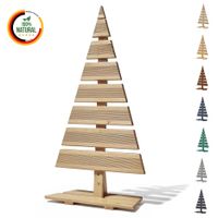 Weihnachtsdekoration 90cm Hoch Holz-Weihnachtsbaum Dekobaum Tannenbaum Unbehandelt