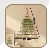 Weihnachtsschmuck Weihnachtsdeko 70 cm Hoch - Holzleiter für Adventskalender Tannenbaum aus Ästen