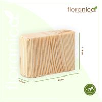 Floranica 20kg Holzblöcke Holzstücke Holzklötze Feuerholz Anmachholz Brennholz Anzündholz für Kamin