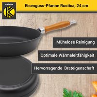 Eisenguss Pfanne RUSTICA, 24 cm
