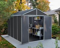Gerätehaus Rubicon 237X303X235 cm Dunkelgrau