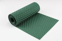 10 Stück Sichtschutzstreifen Rattan grün