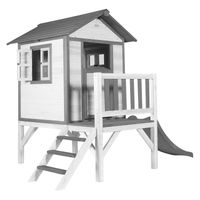 Lodge XL Spielhaus Classic - Graue Rutsche