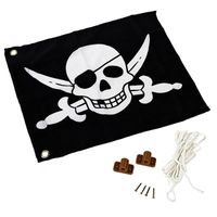 Piraten Fahne mit Hissystem