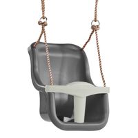 Baby-Schaukelsitz grau/weiß