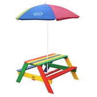 Nick Picknicktisch Regenbogen - Sonnenschirm Regenbogen