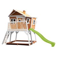Max Spielhaus Braun/Weiß - Lindgrüne Rutsche
