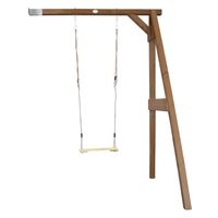 Einzel-Anbauschaukel Braun