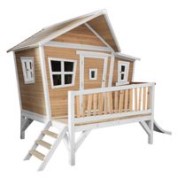 Emma Spielhaus Braun/Weiß - Weiße Rutsche