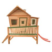 Emma Spielhaus Braun/Grün - Rote Rutsche