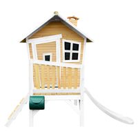 Robin Spielhaus Braun/Weiß - Weiße Rutsche