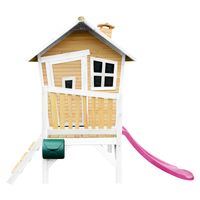 Robin Spielhaus Braun/Weiß - Lila Rutsche