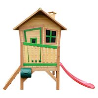 Robin Spielhaus Braun/Grün - Rote Rutsche