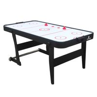 Icing XL faltbarer Airhockey Tisch Schwarz