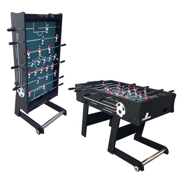 Scorpion Kick TS Klappbarer Fußballtisch Schwarz