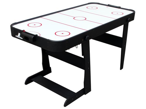 Icing faltbarer Airhockey Tisch Schwarz