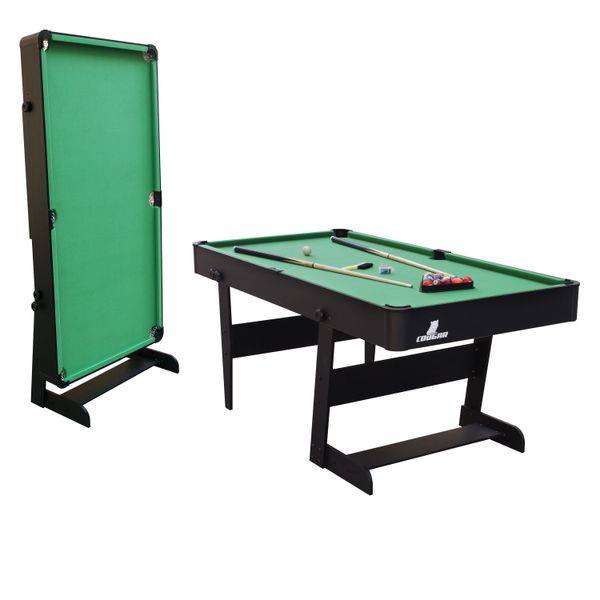 Hustle XL faltbarer Billardtisch Schwarz/grün