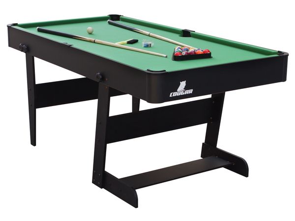 Hustle XL faltbarer Billardtisch Schwarz/grün