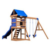 Aurora Spielturm mit Schaukeln und Rutsche