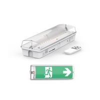 LED-Fluchtwegleuchte mit Fernbedienung