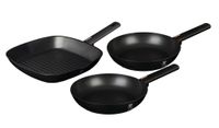 BH/7096 Monaco Collection Bratpfannen Set 3 tlg. in schwarz