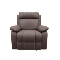 Relaxsessel mit verstellbarer Rückenlehne, ca. 91 x 94 x 100 cm - Braun