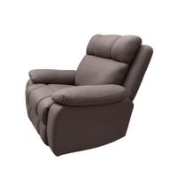 Relaxsessel mit verstellbarer Rückenlehne, ca. 91 x 94 x 100 cm - Braun