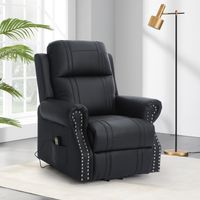 Elektrisch verstellbarer Relaxsessel, ca. 90 cm x 85 cm x 108,5 cm - Schwarz