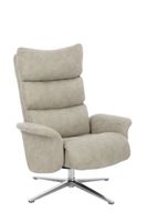 Happy Home moderner Relaxsessel mit Drehfunktion Bürosessel, beige
